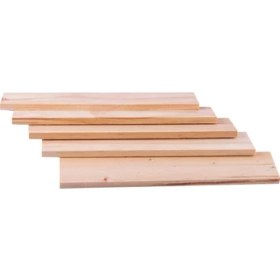 Resim 5x Doğal Balsa Ahşap Şeritler 250MM Uzunluğunda Dıy Model Yapımı Tekne Evi 250 x 8mm 
