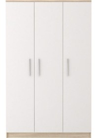 Resim Ajda Giyinme Dolabı - Çok Amaçlı Dolap - Gardırop 120 Cm-3 Kapaklı 