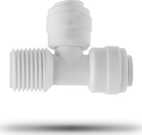 Resim Su Arıtma Cihazlarına Uyumlu Yandan Dişli Quıck T Dirsek 