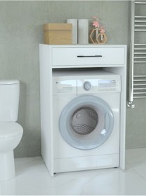 Resim Selanik Çamaşır Makinesi Dolabı Beyaz 