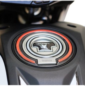 Resim GP Kompozit Yamaha MT-07 2018-2020 Uyumlu Tank Pad Seti Siyah 