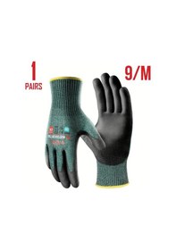 Resim Willowhaven M Beden 1 Çift Joısıv Kesilmeye Dayanıklı Kaymaz İş Eldiveni Ahşap Cam Yapı Onarım 