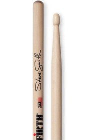 Resim Vic Firth Sss Steve Smith İmza Bageti Uzatılmış 5a - Oval Uç - Vintage 