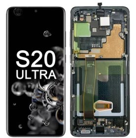 Resim Samsung Galaxy Uyumlu S20 Ultra Sm-g988 Lcd Ekran Dokunmatik Çıtalı 