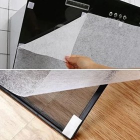 Resim 2 Adet Yağ Emici Duman Önleyici Pratik Mutfak Davlumbaz Koruyucu Dayanıklı Yedek Filtre 45X90 cm 