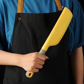 Resim Ekstra Büyük Silikon Spatula - Isıya Dayanıklı, Yapışmaz ve Yumuşak Mutfak Aracı, Pişirme, Fırın, Karıştırma ve Kazıma İçin, Çok Amaçlı Kullanım, Fırın Gereksinimleri | Ergonomik Sap | Esnek Fırın Aracı | İçi ve Süsleme Spatuları 