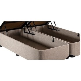 Resim Nironyatak Niron Baza -160X200 Cm Çift Kişilik Sandıklı Klasik Kumaş Baza 