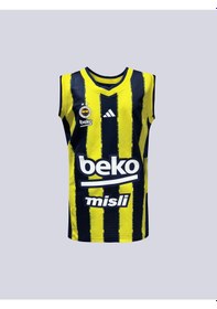 Resim Basket Jr Çubuklu Forma 25/26 Sarı-lacıvert 