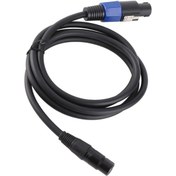 Resim Geeroyoo Xlr Erkekden Speakon Dişiye Adaptör Kablosu - Sahne Hoparlörü Mikrofon Bağlantısı, Profesyonel Ses Aktarımı, 1.8m Uzunluk 