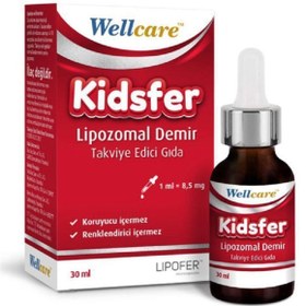 Resim Wellcare Kidsfer Lipozomal Demir Damla 30 ml 