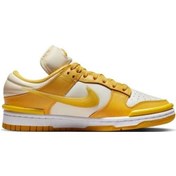 Resim Nike Dunk Low Twist Vivid Kadın Sneaker Ayakkabı Kadın Sneaker Sarı 