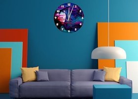 Resim Tİ-PLAY SADE GÜZELLİK 30X30CM AKRİLİK DEKORATİF MODERN DUVAR SAATİ 