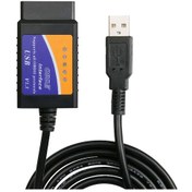Resim Onlinevitrin Elm327 Obd2 Kablolu Usb Girişli Araç Oto Arıza Tespit Cihazı V1.5 