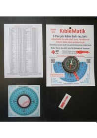 Resim Kiblematik - Zemin Model Kible Yön Belirteci Pusula 