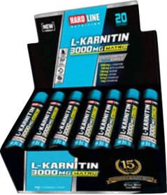 Resim Hardline Nutrition L-Carnitine Limon Aromalı 3000 mg 20 Shots 