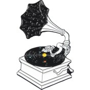 Resim Hainan Shenda Karikatür Pikap Rozet - Siyah (Yurt Dışından) 