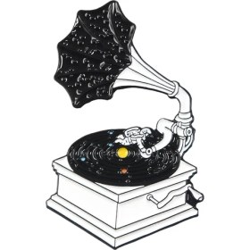 Resim Hainan Shenda Karikatür Pikap Rozet - Siyah (Yurt Dışından) 