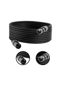 Resim Midex Mxl-10m-bk Kaliteli Xlr To Xlr 10 Mt. Mikrofon Kablosu 