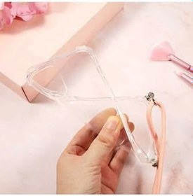 Resim Oppo Reno 2z Kılıf Boyun Omuz Askılı Ipli Anti Şok Köşe Korumalı Şeffaf Silikon ile uyumlu 