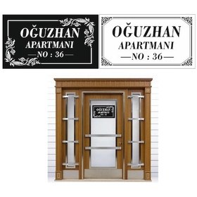 Resim Klas Reklam Apartman Villa Kapı İsimlilik 