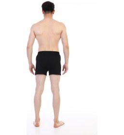 Resim 3 Adet Çift Kaplan Erkek Pamuklu Penye Boxer 805 Siyah 
