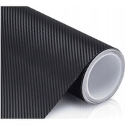 Resim Karbon Folyo 3D Yapışkanlı Siyah 152x1mt Kaplama Folyosu 