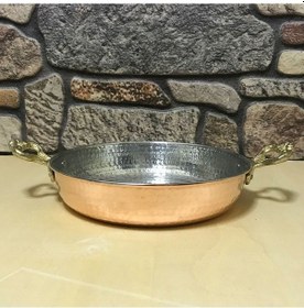 Resim Dövme Bakır Tava 23 CM 