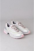 Resim SEÇ KUNDURA SEÇ 34120 KALIN TABANLI KADIN SNEAKERS GRİ-PEMBE 