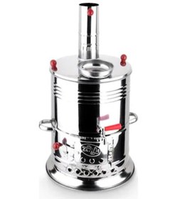 Resim Zarif İş Çift Musluk 8 L Semaver Inox 