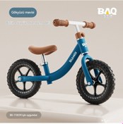 Resim Çocuk Denge Arabası Pedalsız Bisiklet 1-3-6 Yaşında Buz Mavisi 
