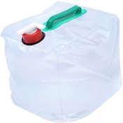 Resim Katlanabilir Musluklu Outdoor Kamp Piknik Su Bidonu 20 Litre Beyaz 