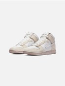 Resim Nike Dunk High Retro Premium 'Cracked Leather Swoosh' Erkek Sneaker 