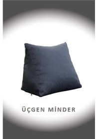 Resim Dekosoy Üçgen Minder Antrasit 