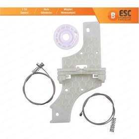 Resim Peugeot 508 MK1 W23 8D 8E 2010-2018 İçin Arka Sol Cam Kriko Seti 