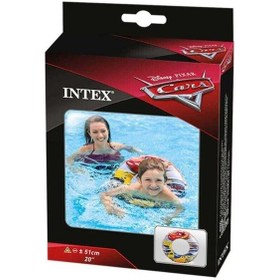 Resim Çocuk Simidi Cars Arabalar Şimşek Mcqueen Simit 51 Cm Sarı 