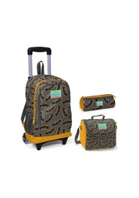 Resim Coral High Yarasa Erkek Çocuk Çekçek Çanta Seti - Işıklı Tekerlek 