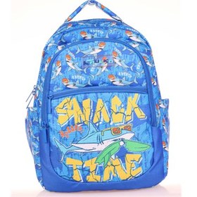 Resim Kaukko Kids Sırt Çantası Fast Snack Time L5172 Mavi 