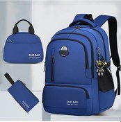 Resim Xuweiwei Royal Blue 3 Parça Okul Çantası Büyük Kapasiteli Hafif Sırt Çantası Diğer 