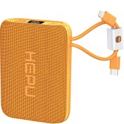 Resim Hepu HP-235 20,000mAh 22.5W Sihirli Kablo Powerbank – Turuncu, Hızlı Şarj ve Taşınabilirlik 