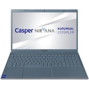 Resim Casper Nirvana C600.1195-EF00R-G-F Intel Core i7-1195G7 64GB RAM 1TB NVME SSD GEN4 W11 Pro Casper