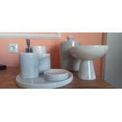 Resim MarbleTrend Mermer Banyo Seti 