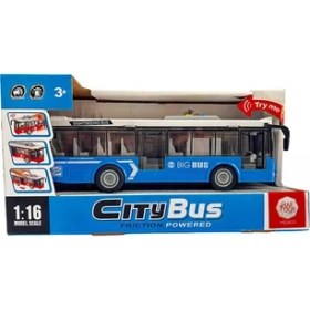 Resim Ctoy Ctoys Ses ve Işıklı Oyuncak Şehir Otobüsü A1119-13 Mavi 