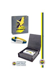 Resim Fenerbahçe Lisanslı Ayarlanabilir Bileklik Ahşap Kutulu 001 