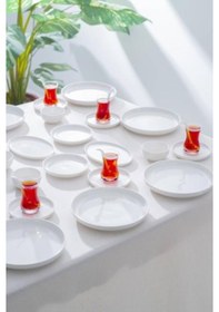 Resim Acar Aden 32 Parça Porselen Yemek Takımı Jea-06653 