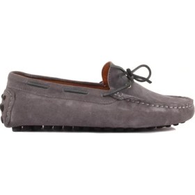 Resim Saillaker’s Sail Lakers - Gri Süet Erkek Loafer 