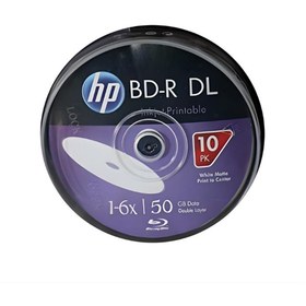 Resim HP Blu-Ray BD-R DL 6X 50GB 10 Lu Cake Box (Printable) 