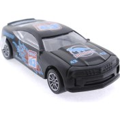 Resim Die Cast Çek Bırak Metal Siyah Yarış Arabası 43 