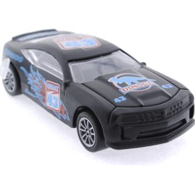 Resim Die Cast Çek Bırak Metal Siyah Yarış Arabası 43 