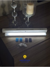 Resim erşahaydınlatma Hareket Sensörlü Şarjlı Led Lamba 30 Cm Beyaz Renk 