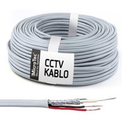 Resim NcpLine 50 Metre Cctv 2+1 Kablo Kamera Güvenlik Kablosu 